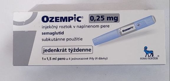 ОЗЕМПИК (Семаглутид) р-р д/п/к введ. 0,25 мг/0,19 мл: шприц-ручка № 1 (4 дози), Данія