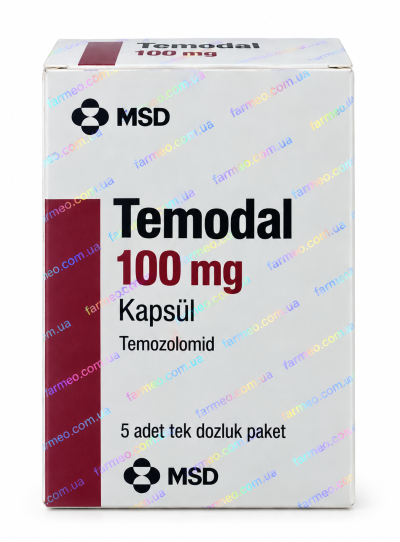 Темодал капс. 100 мг №5 